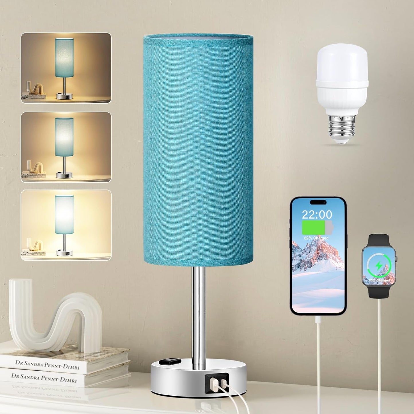 Touch Control Bedside Lamp