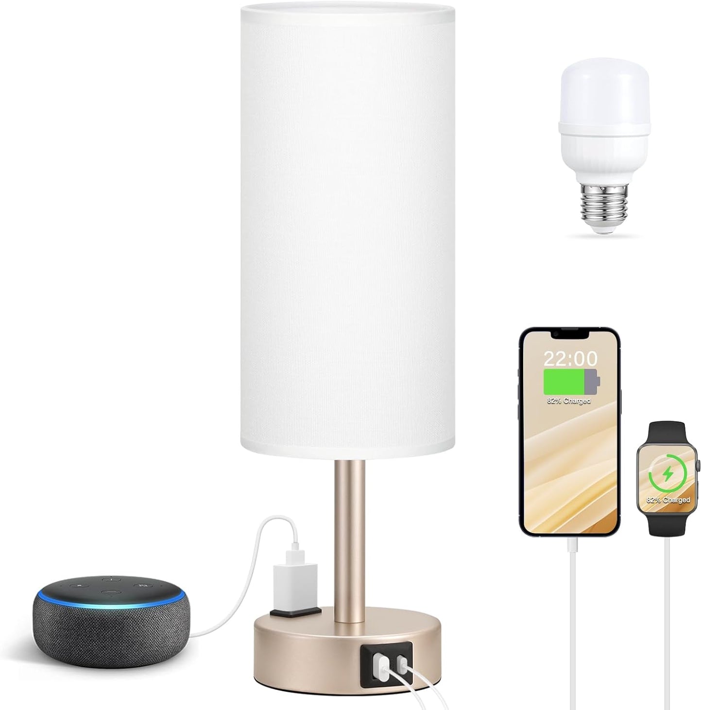 Touch Control Bedside Lamp