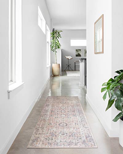 Blush/Grey Area Rug