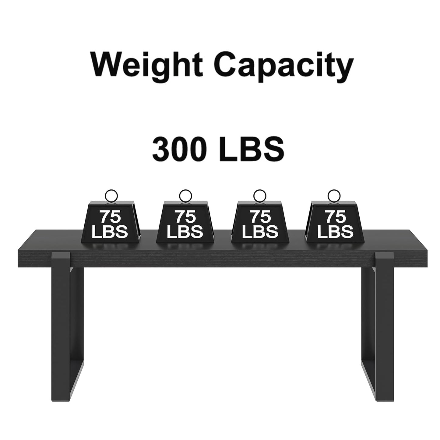 Black Industrial Coffee Table