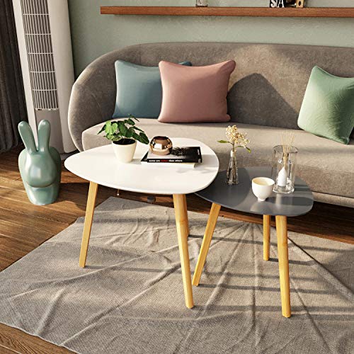 White & Grey Coffee Table