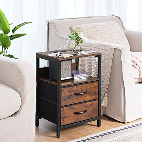 Nightstand with Charging Station