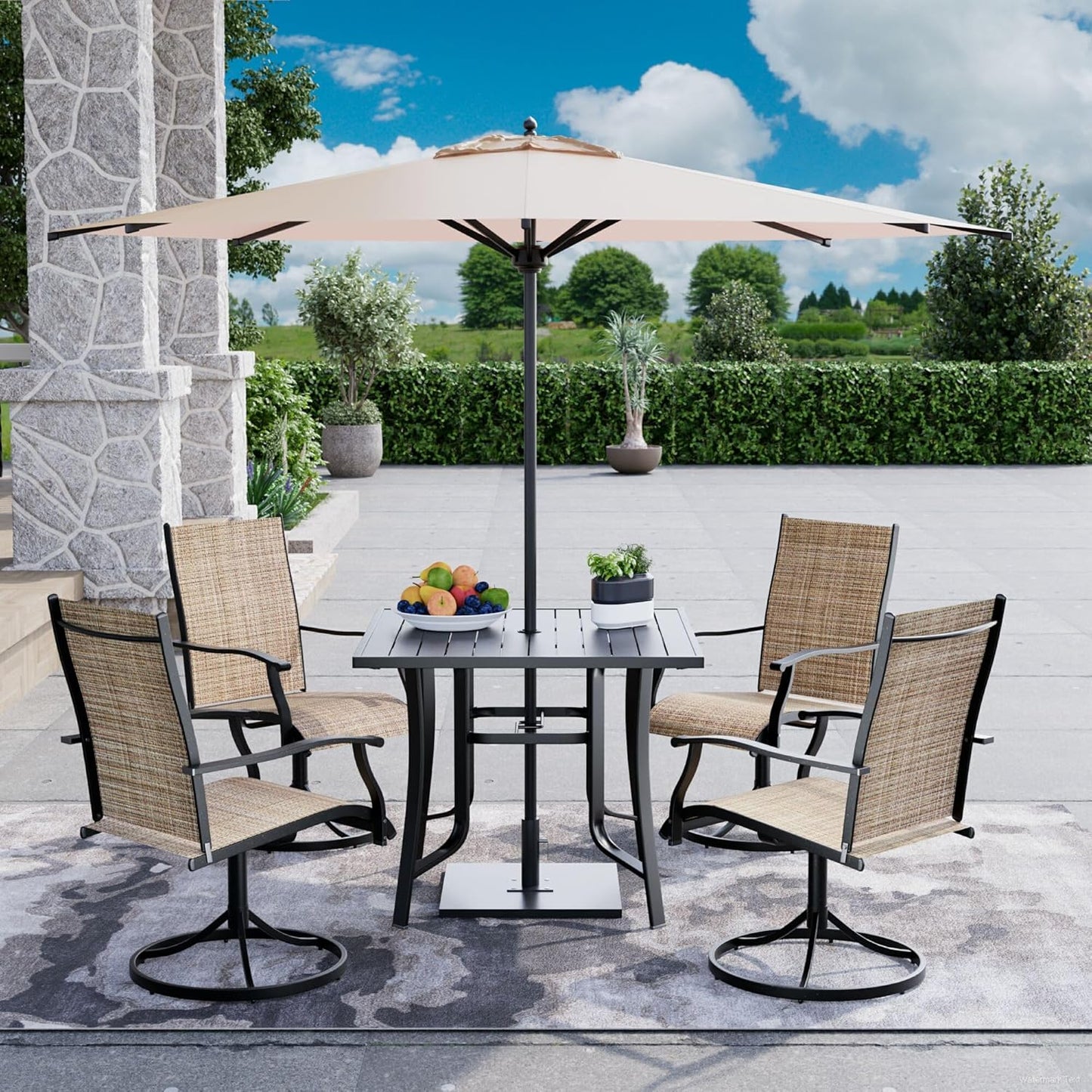 Outdoor Table and Chairs Set for 4