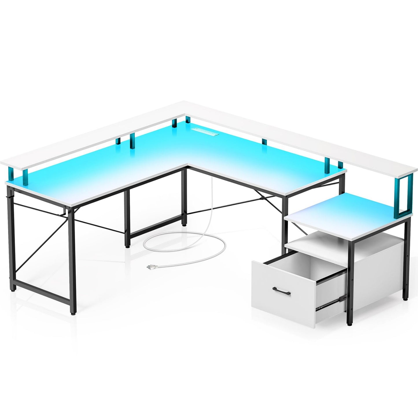 White Computer Desk