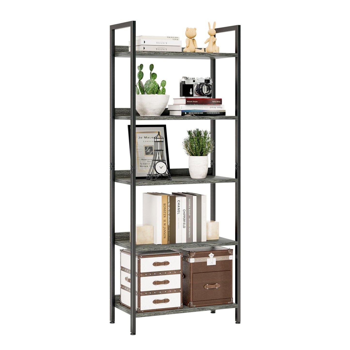 Dark Grey Bookshelf