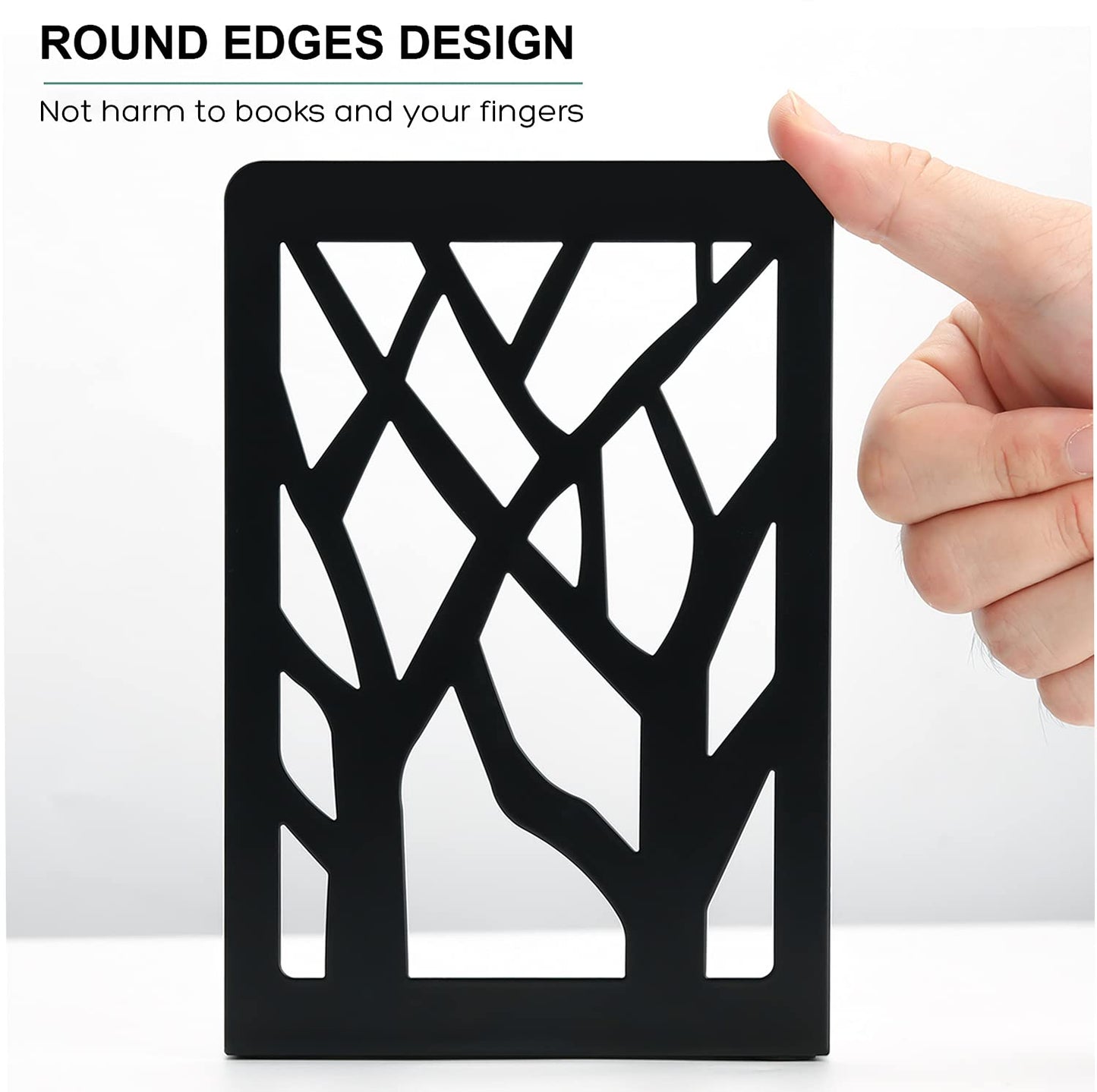 Tree Design Bookends for Shelves