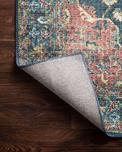 Denim/Brick Area Rug