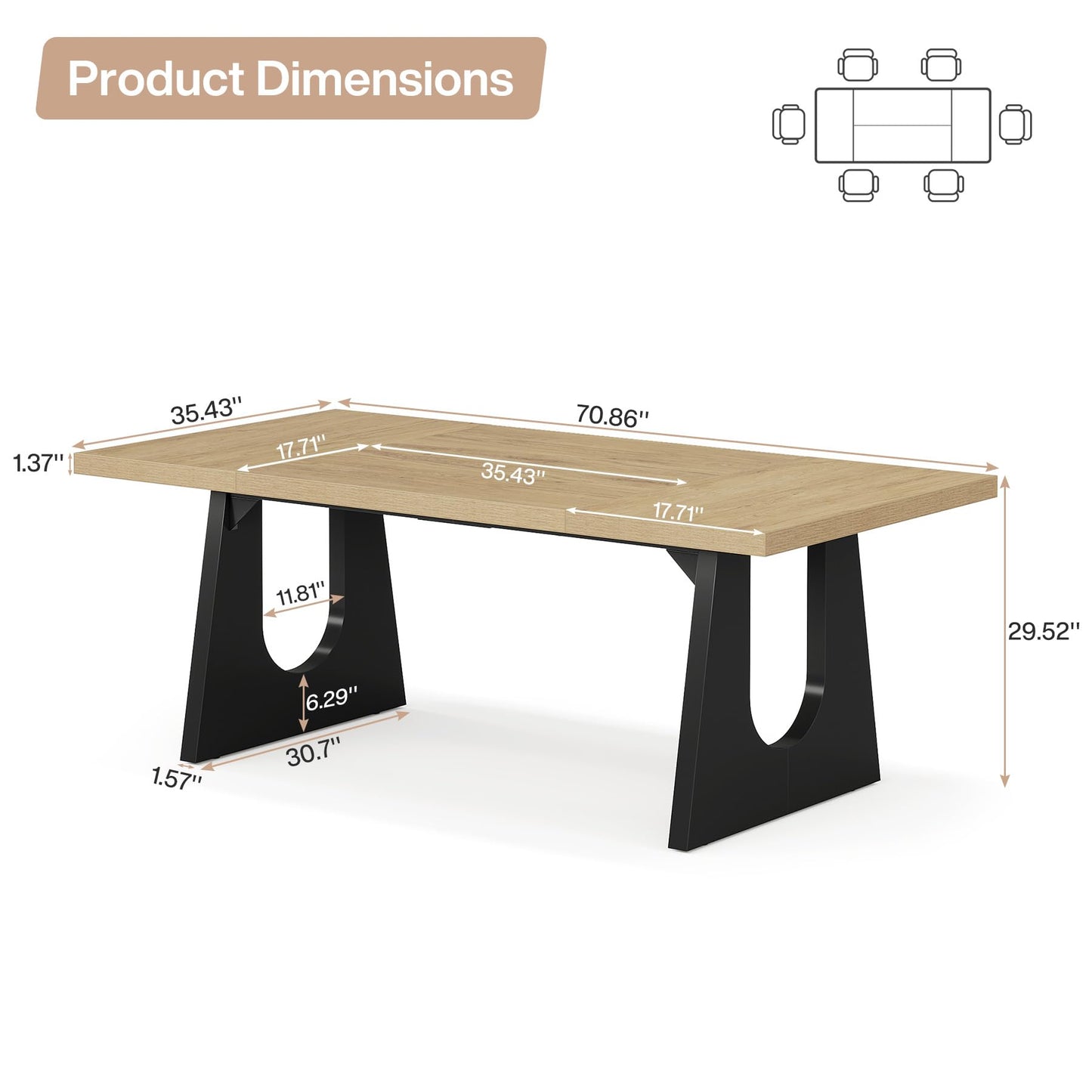 Large Dining Table