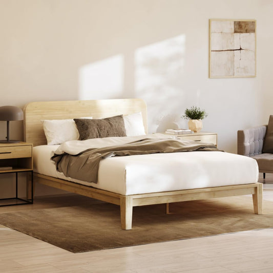Bamboo Platform Bed Frame & Headboard - Natural