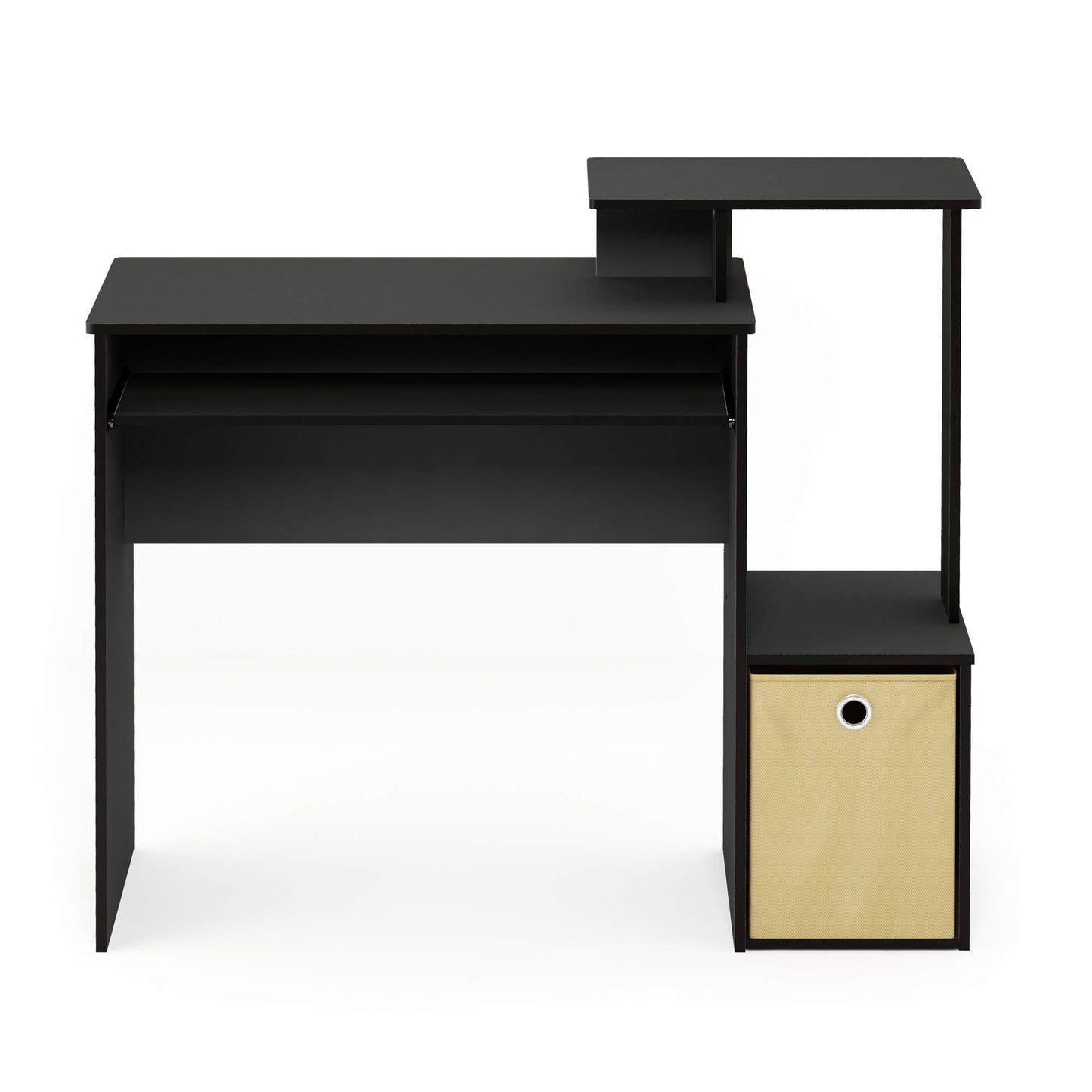 Black/Brown Computer Desk