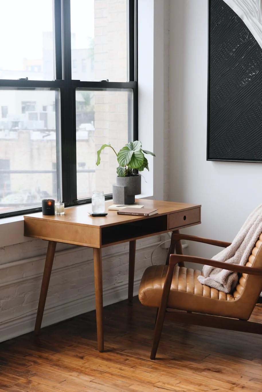 Walnut Computer or Laptop Desk