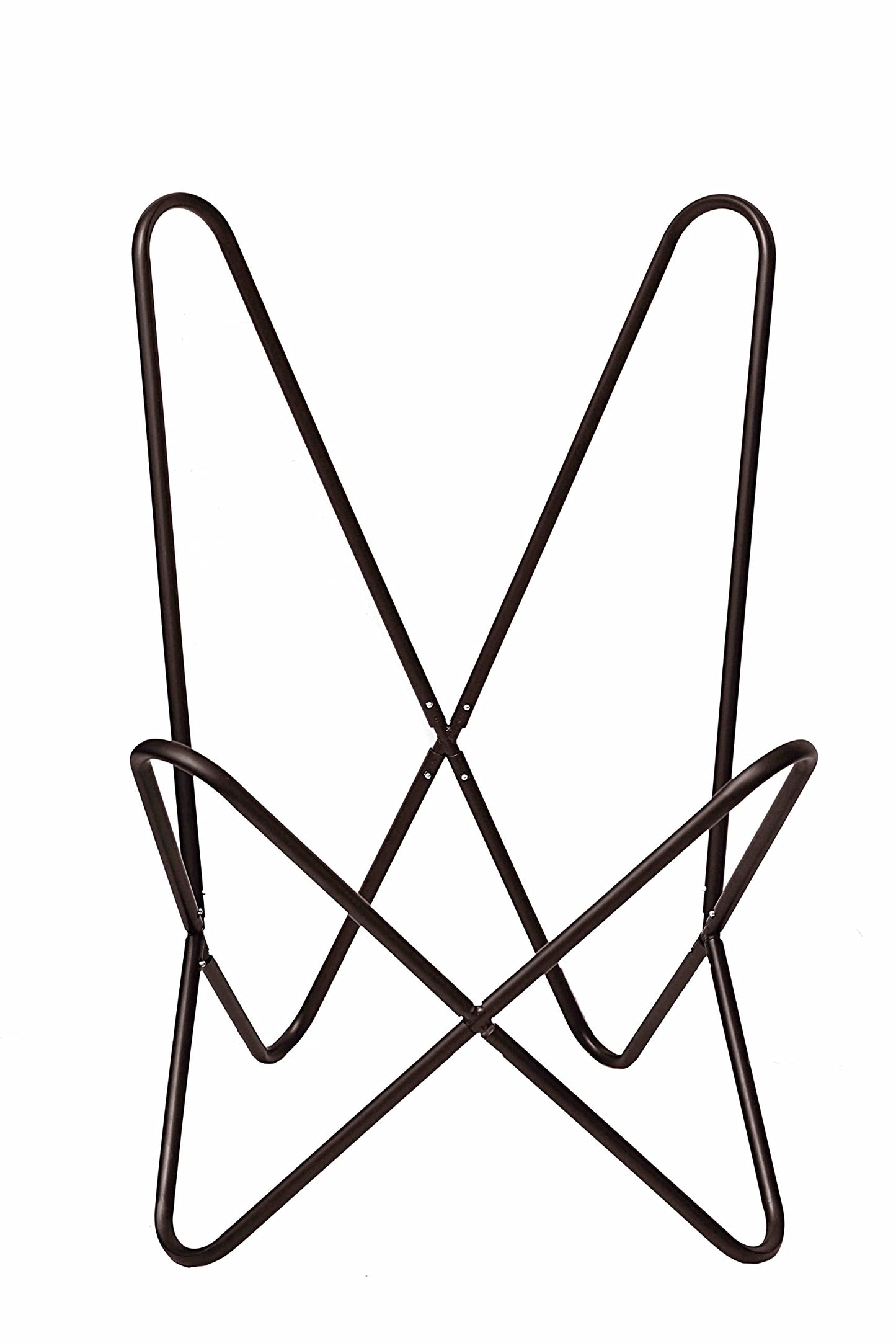 Classy Handmade Dark Brown Leather Butterfly Chair