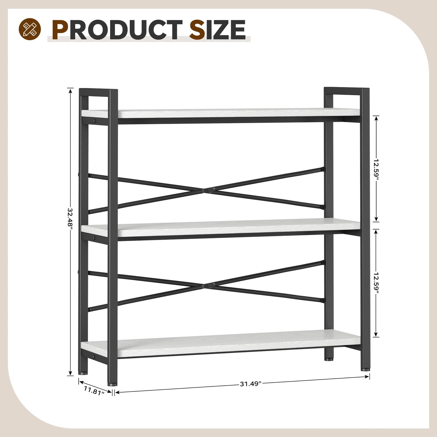White Bookshelf