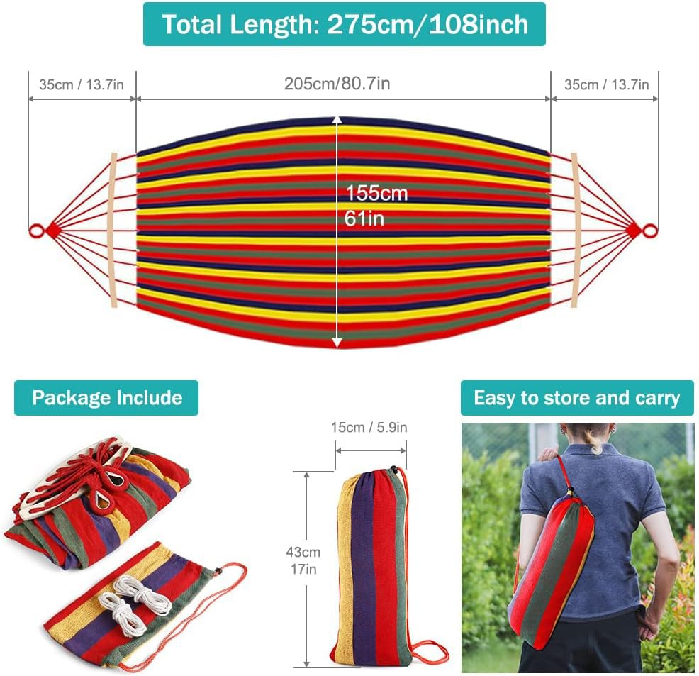 Camping Hammock - Canvas Fabric