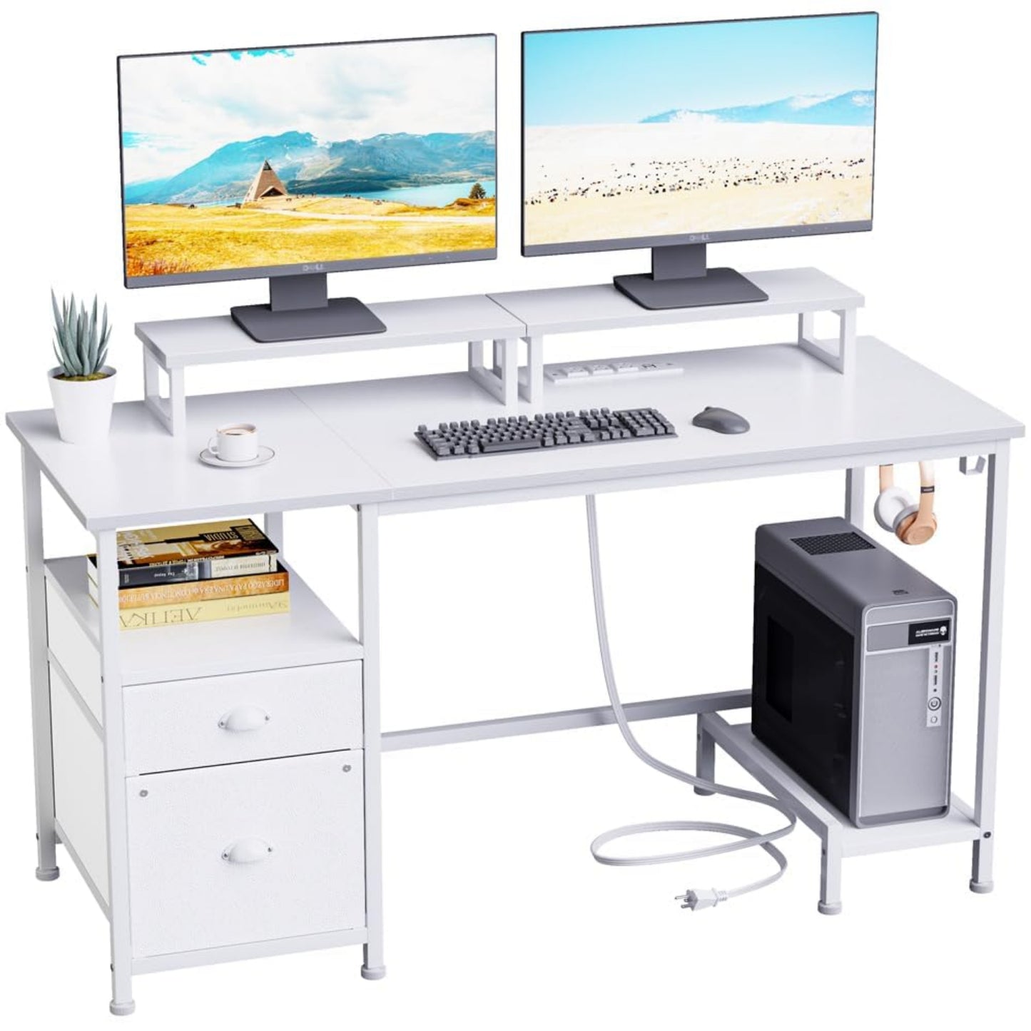 White Computer Desk