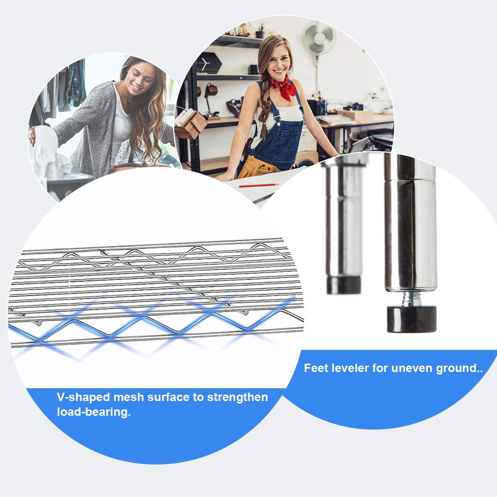 Chrome Storage Shelves