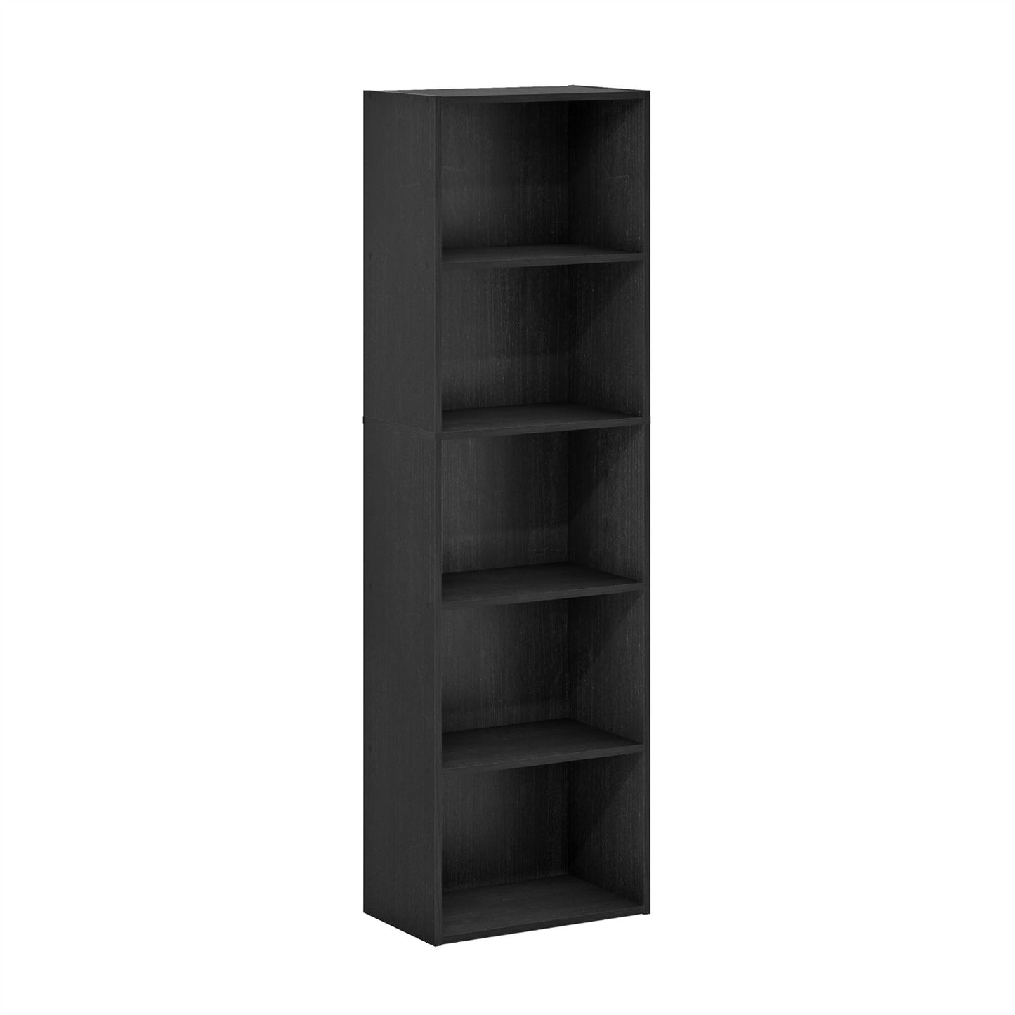 Black wood Bookcase / Bookshelf