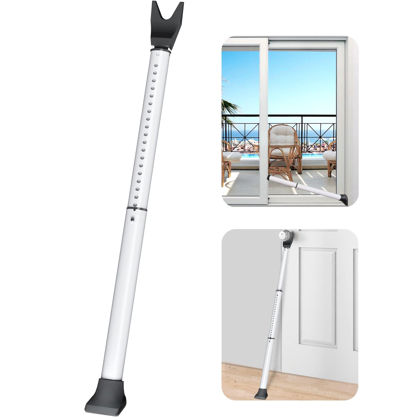 Upgraded Door Security Bar & Door Stopper
