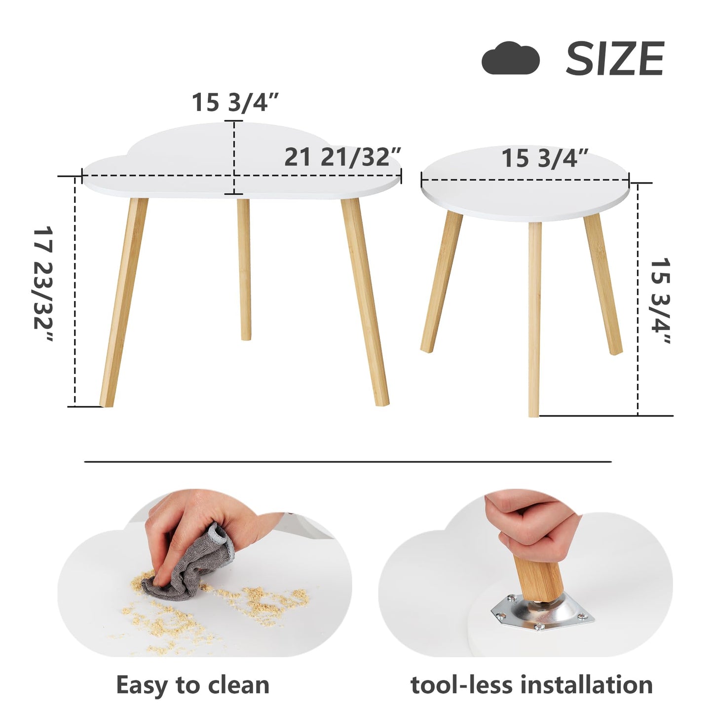 Cloud White Coffee Table