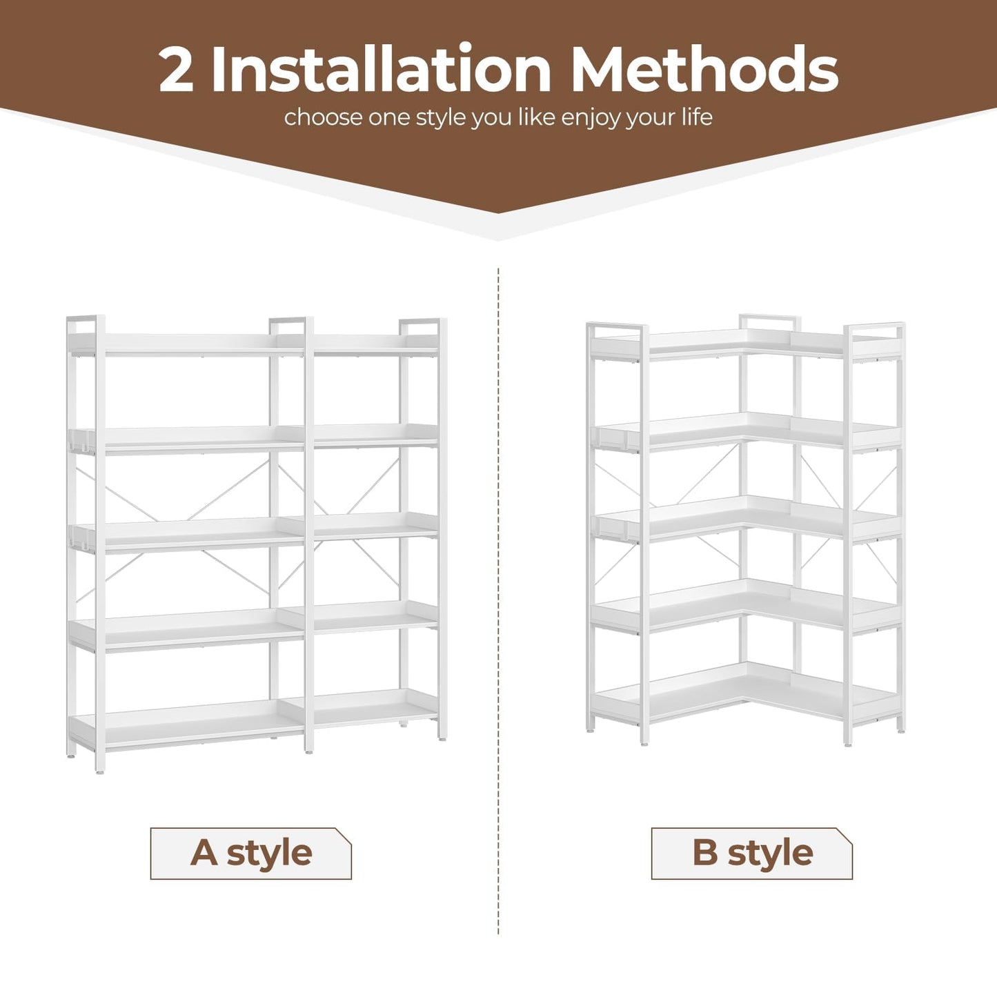 White Bookshelf