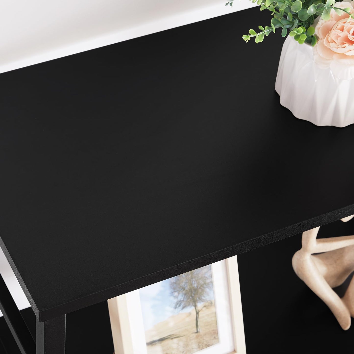 Black Tall Bookshelf