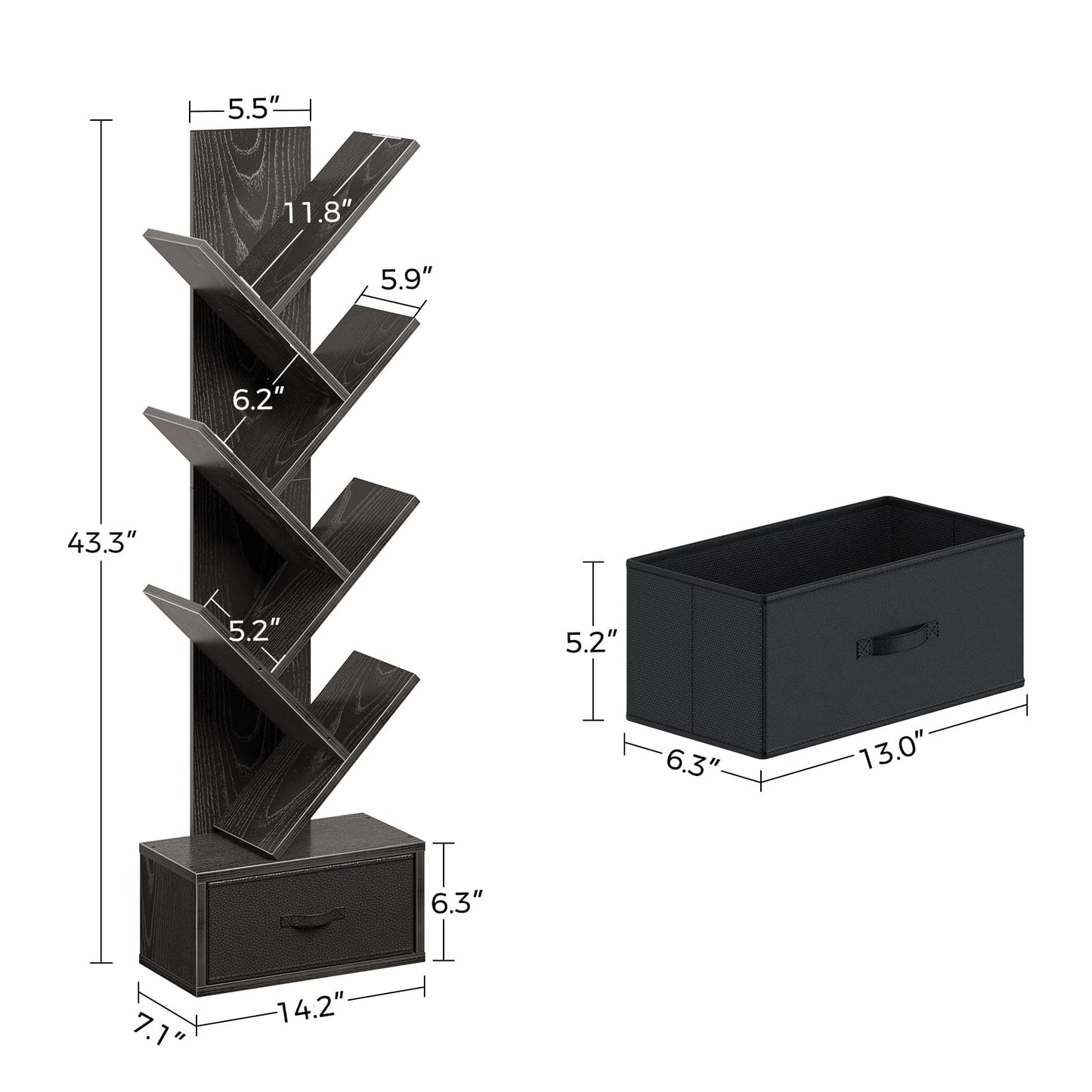 Black Bookshelf