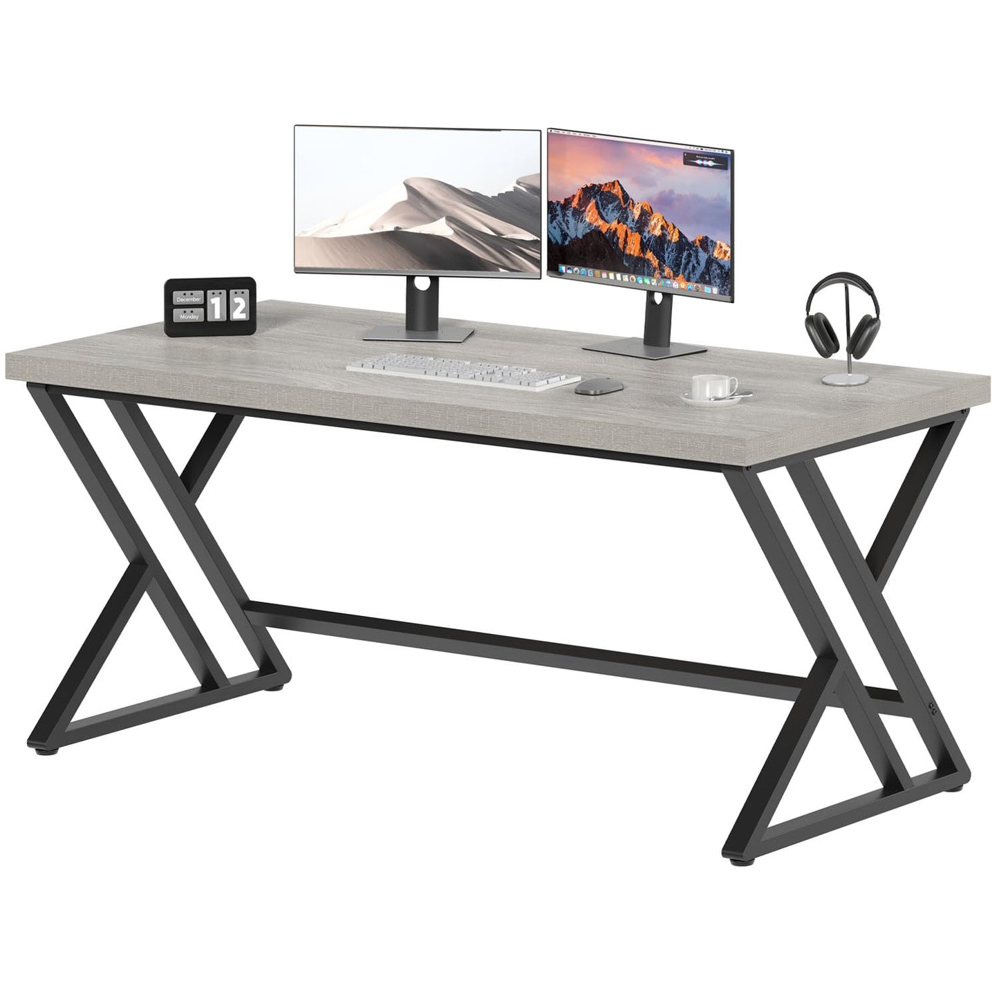 Light Grey Computer Office Desk