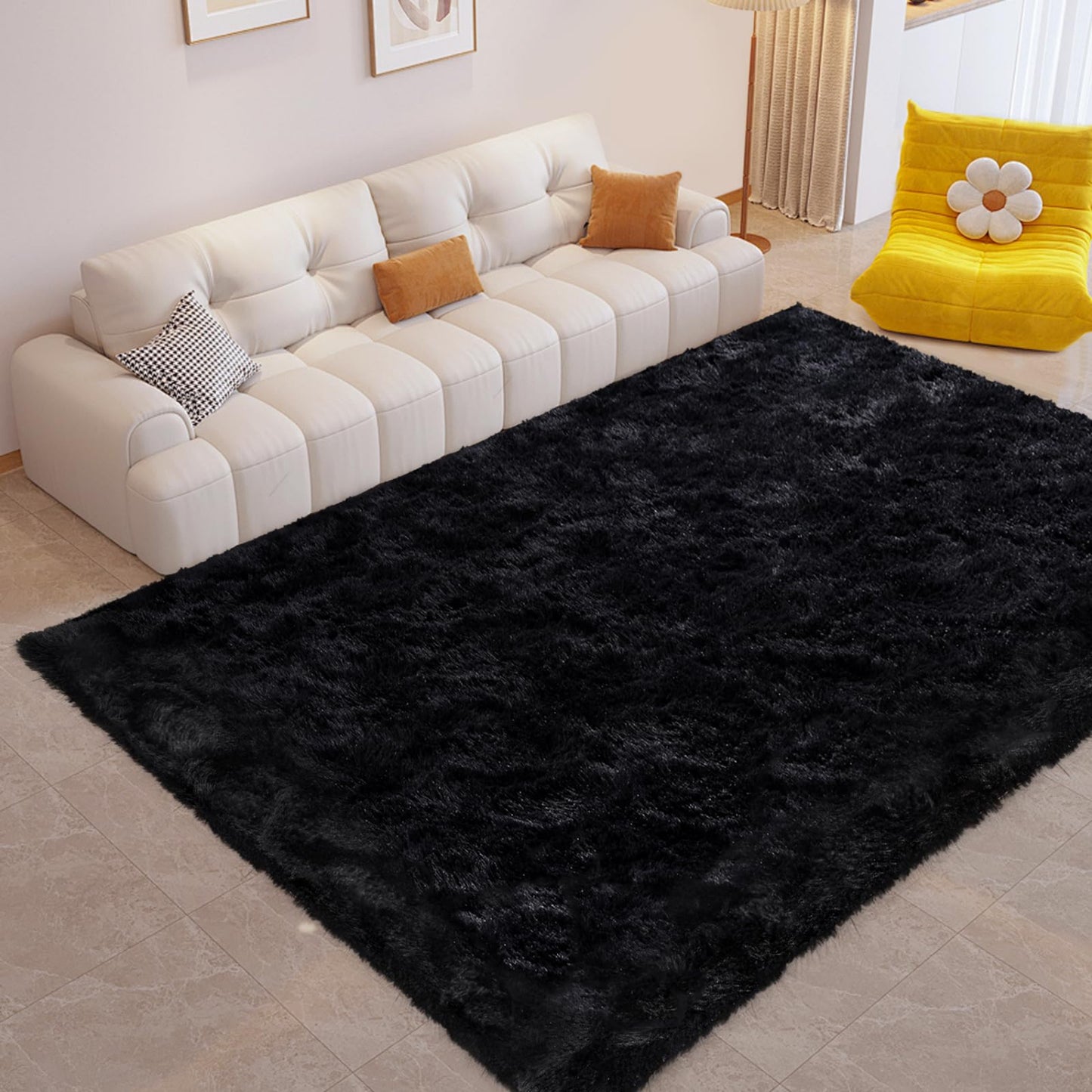 Soft Black Rugs