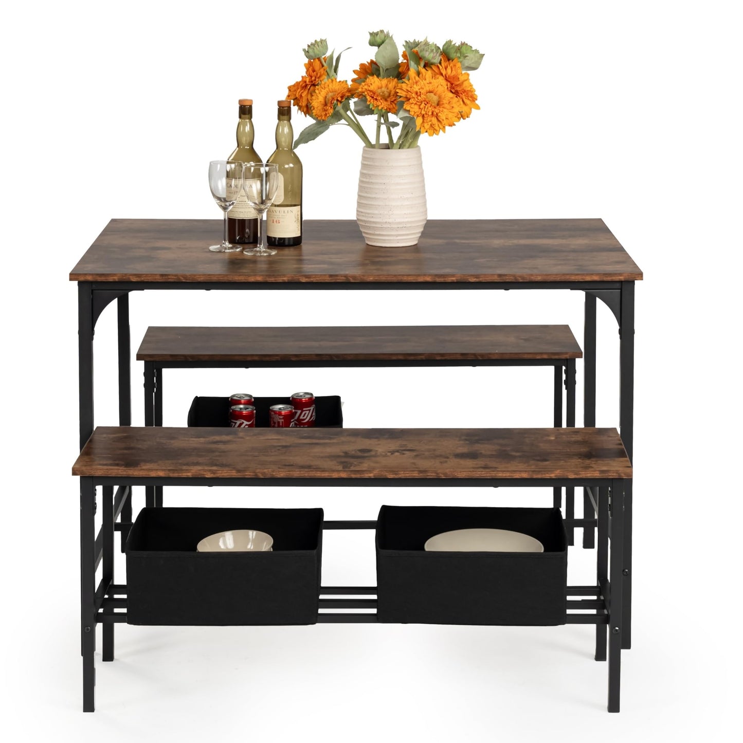 Vintage Brown Dining Table