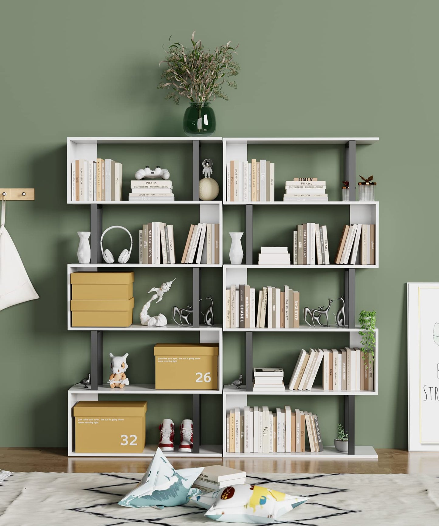 White Bookshelf