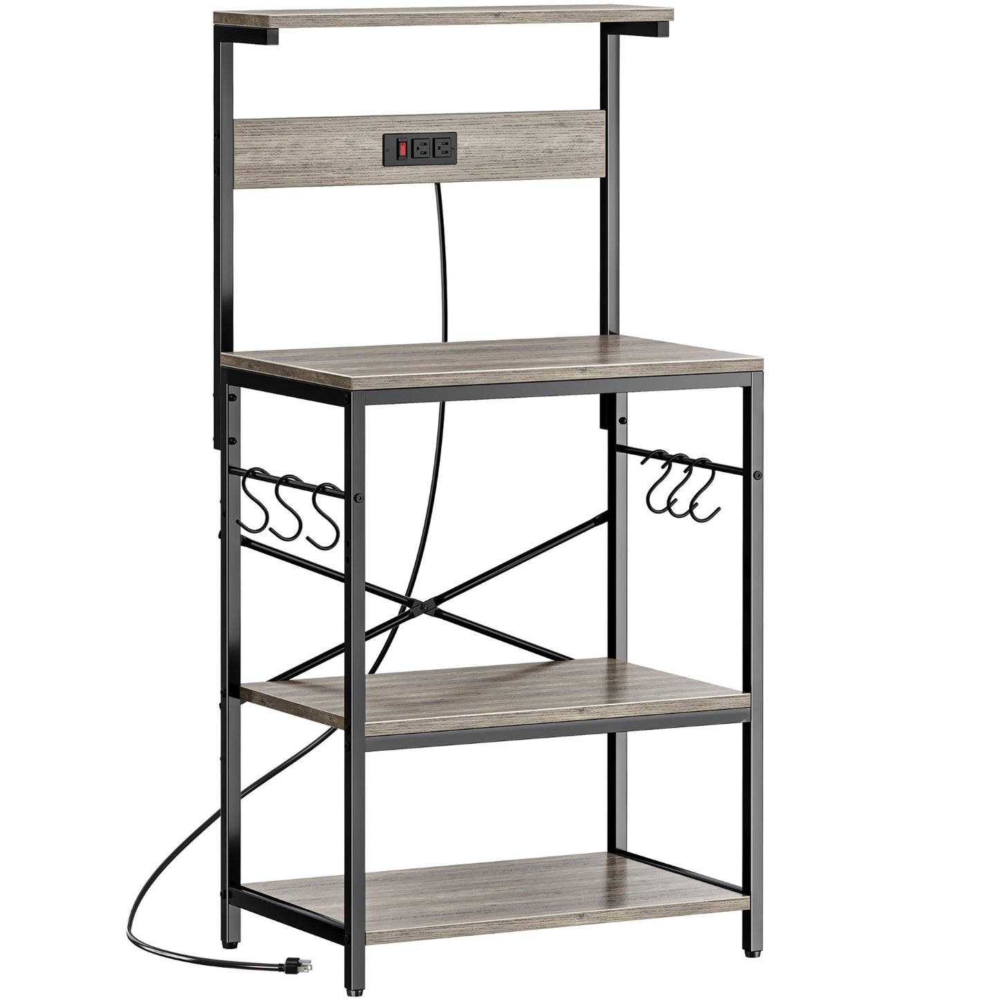 Greige Kitchen Rack