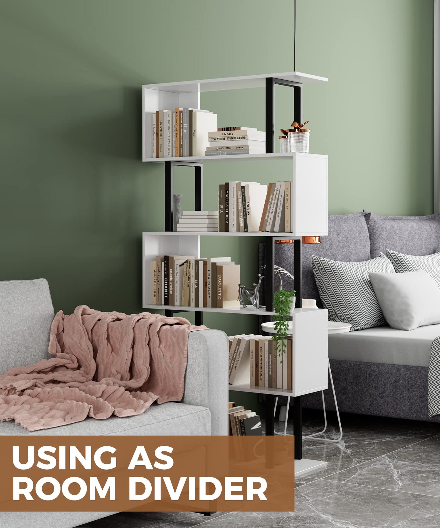 White Bookshelf