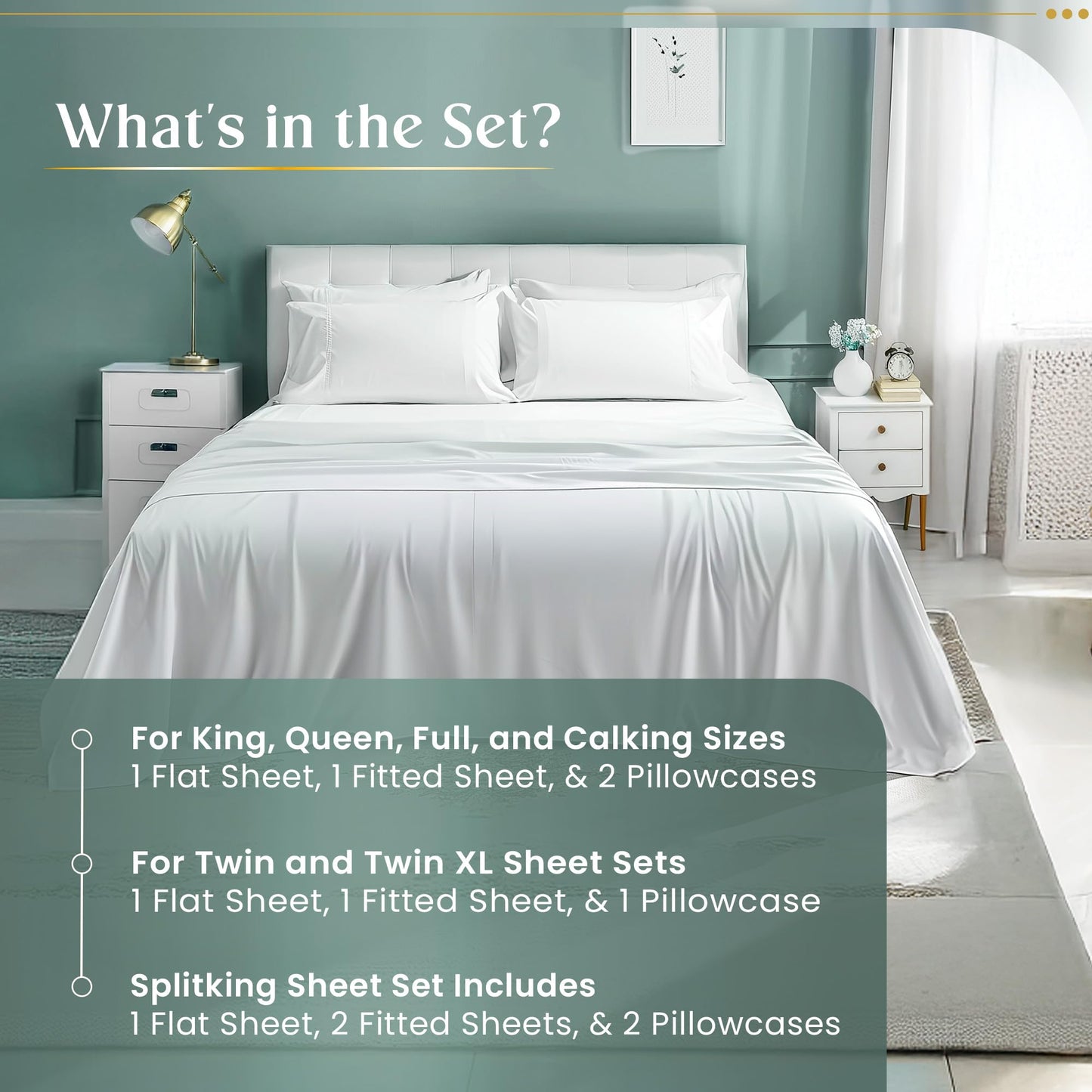 Luxurious Egyptian Cotton Bed Sheets