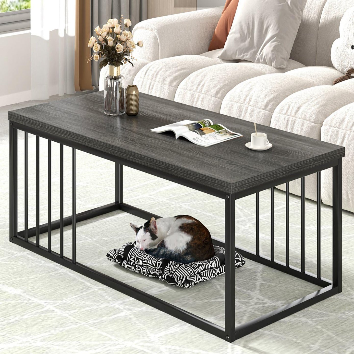 Dark Gray Coffee Table