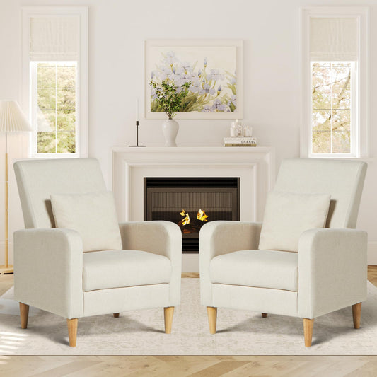 Modern Living Room Chairs Set of 2