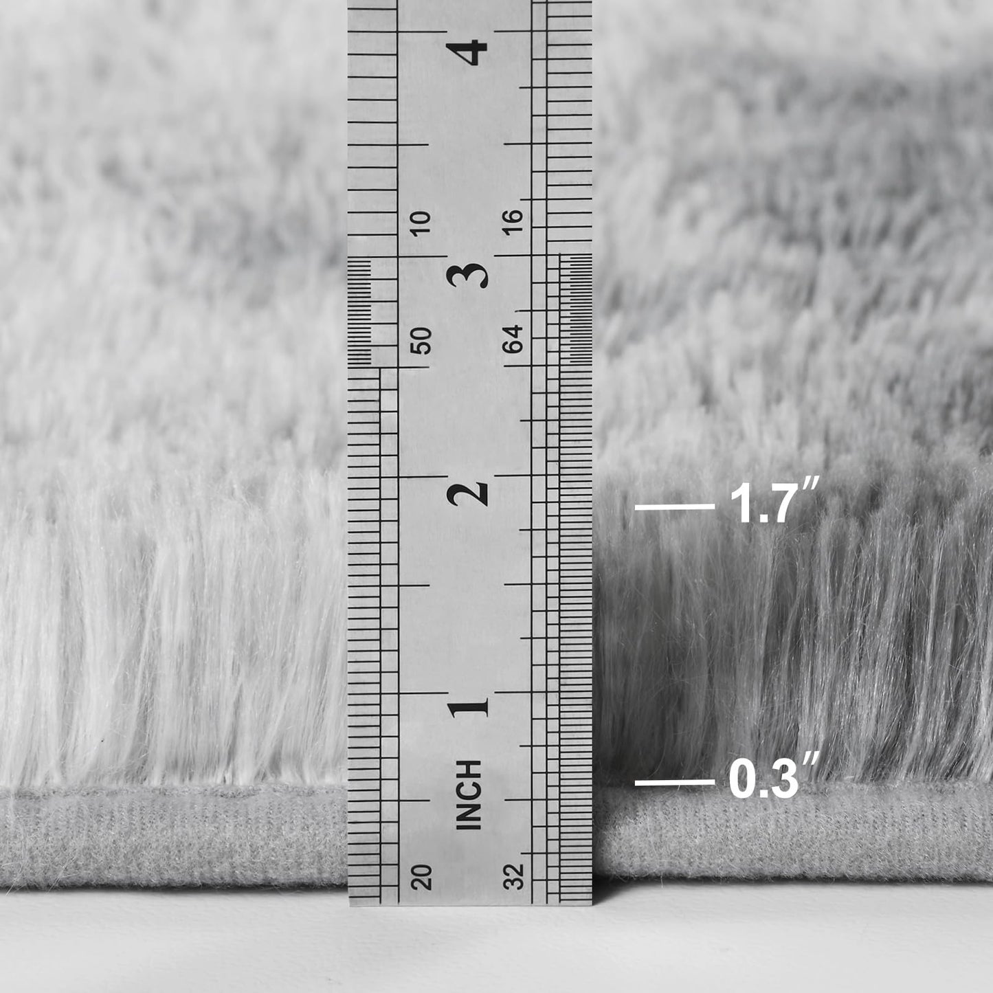 Tie-dyed Light Grey Area Rugs