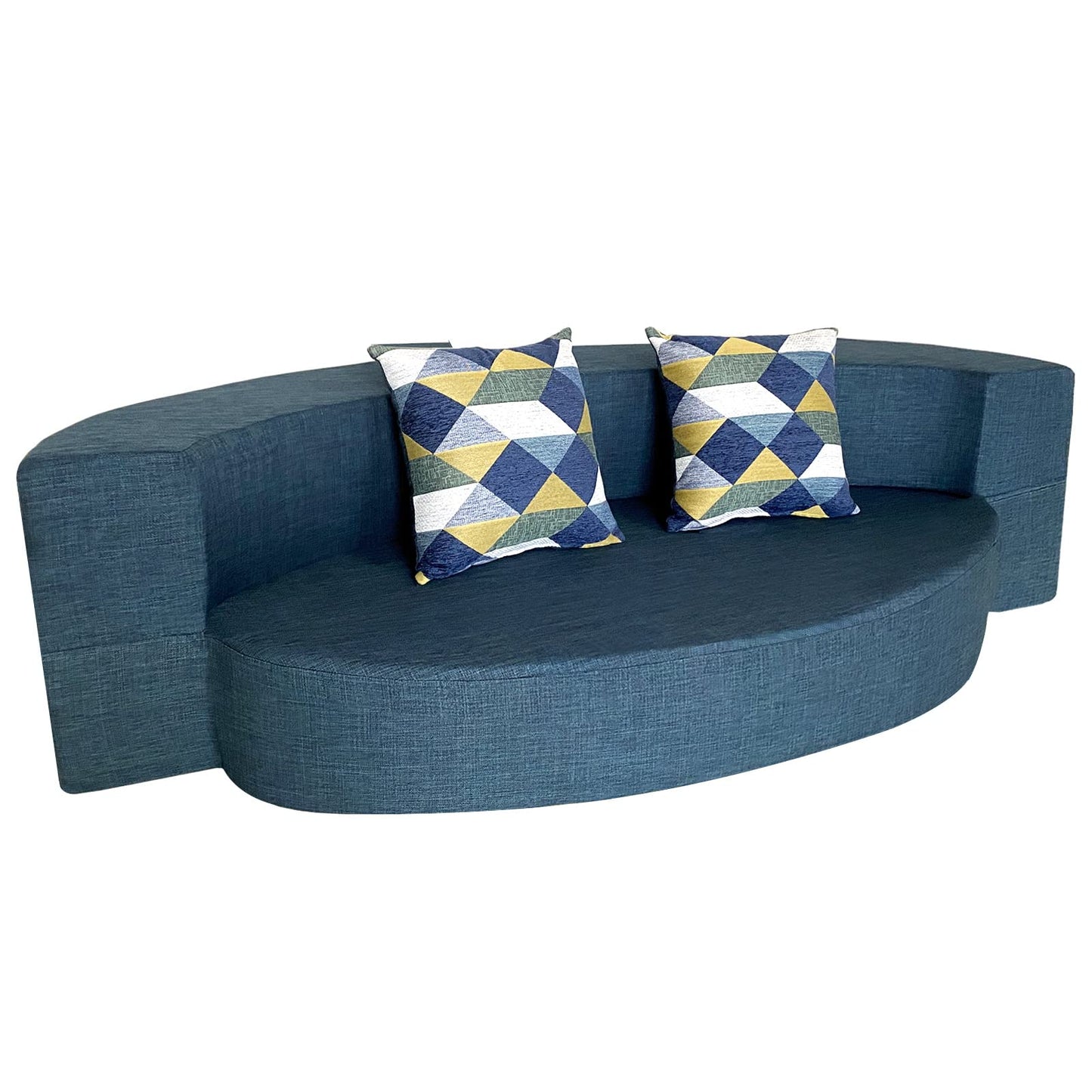 Stylish Sofa Bed with 2 Pillows