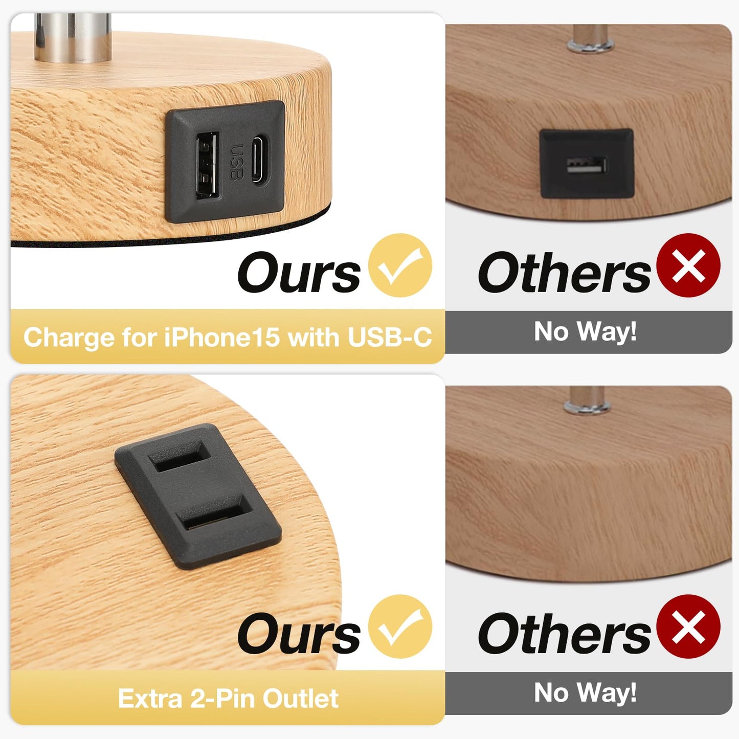 Touch Control Bedside Lamp