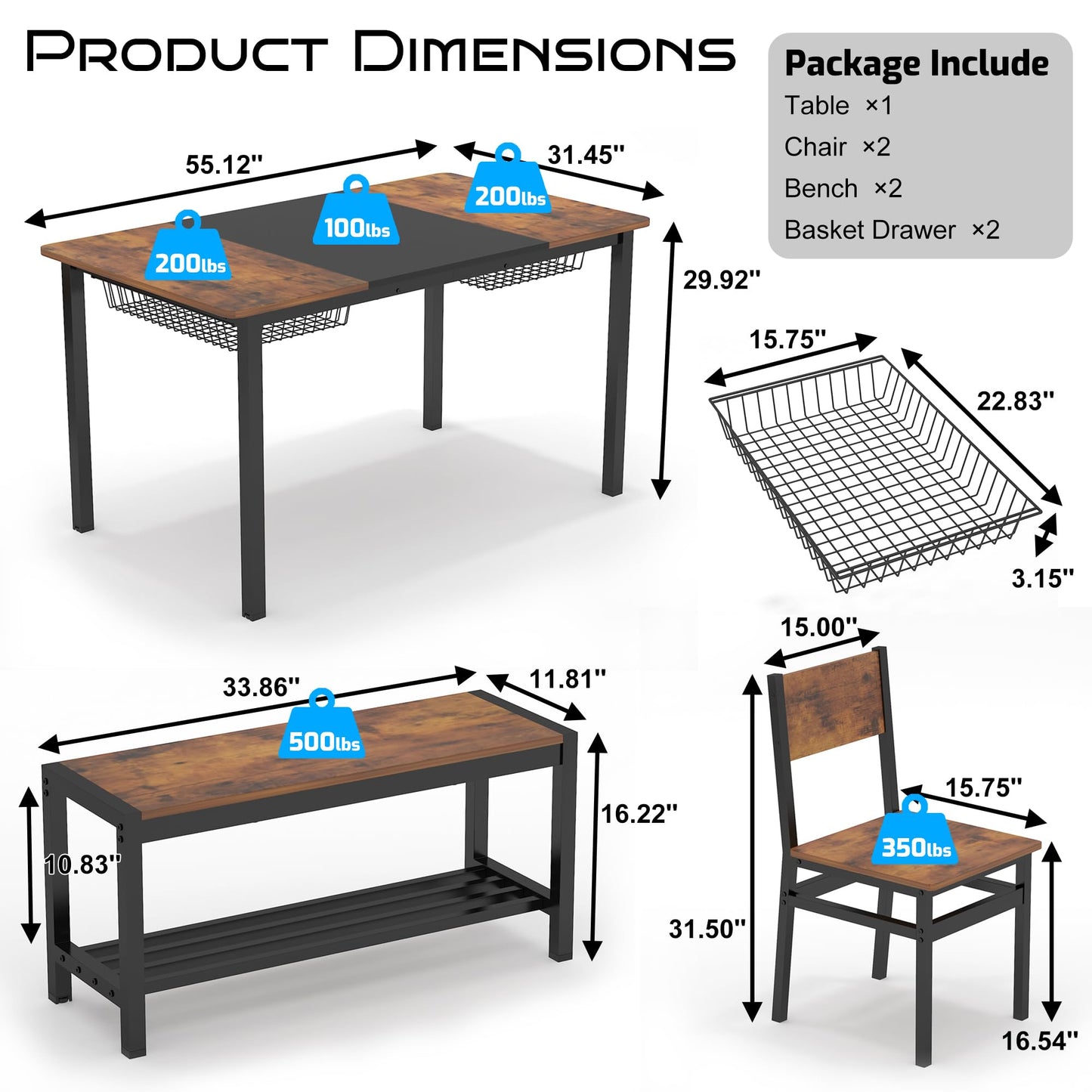 Dining Table Set Suitable for Multiple Places