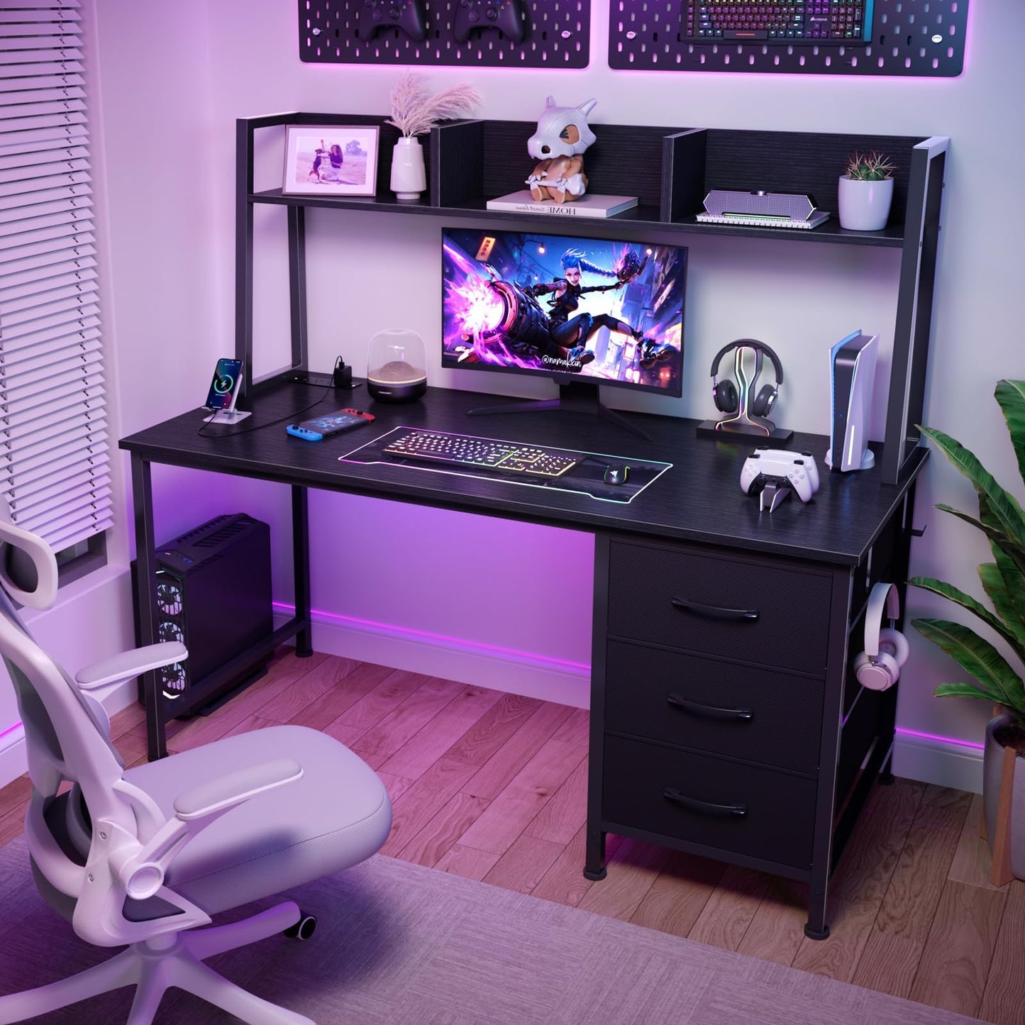 Black Computer Desk