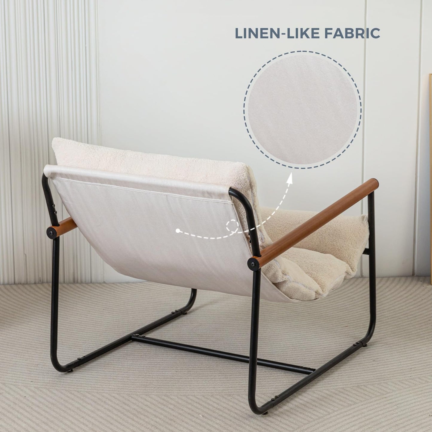 Boucle Arm Chair Living Room Chair