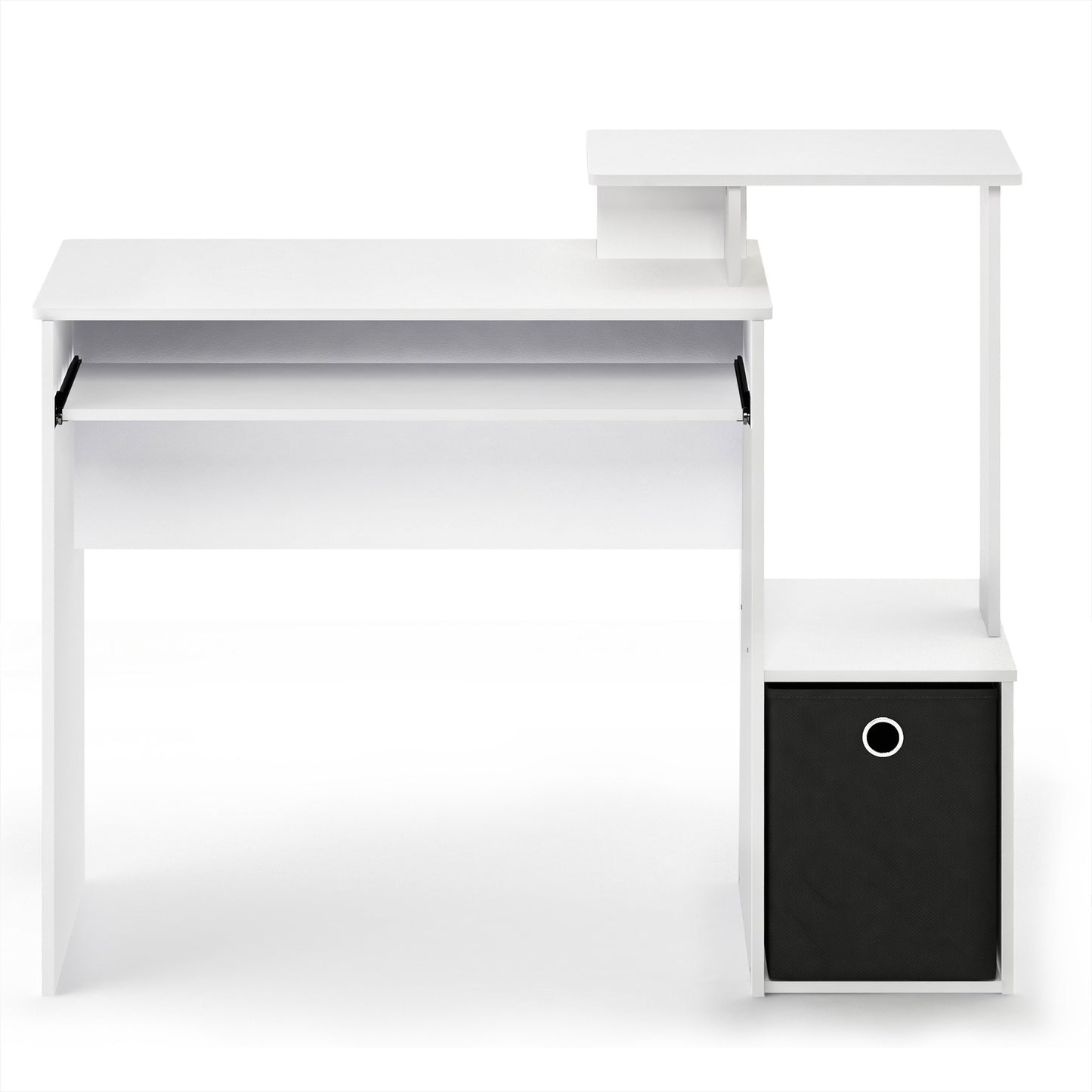 White/Black Computer Desk