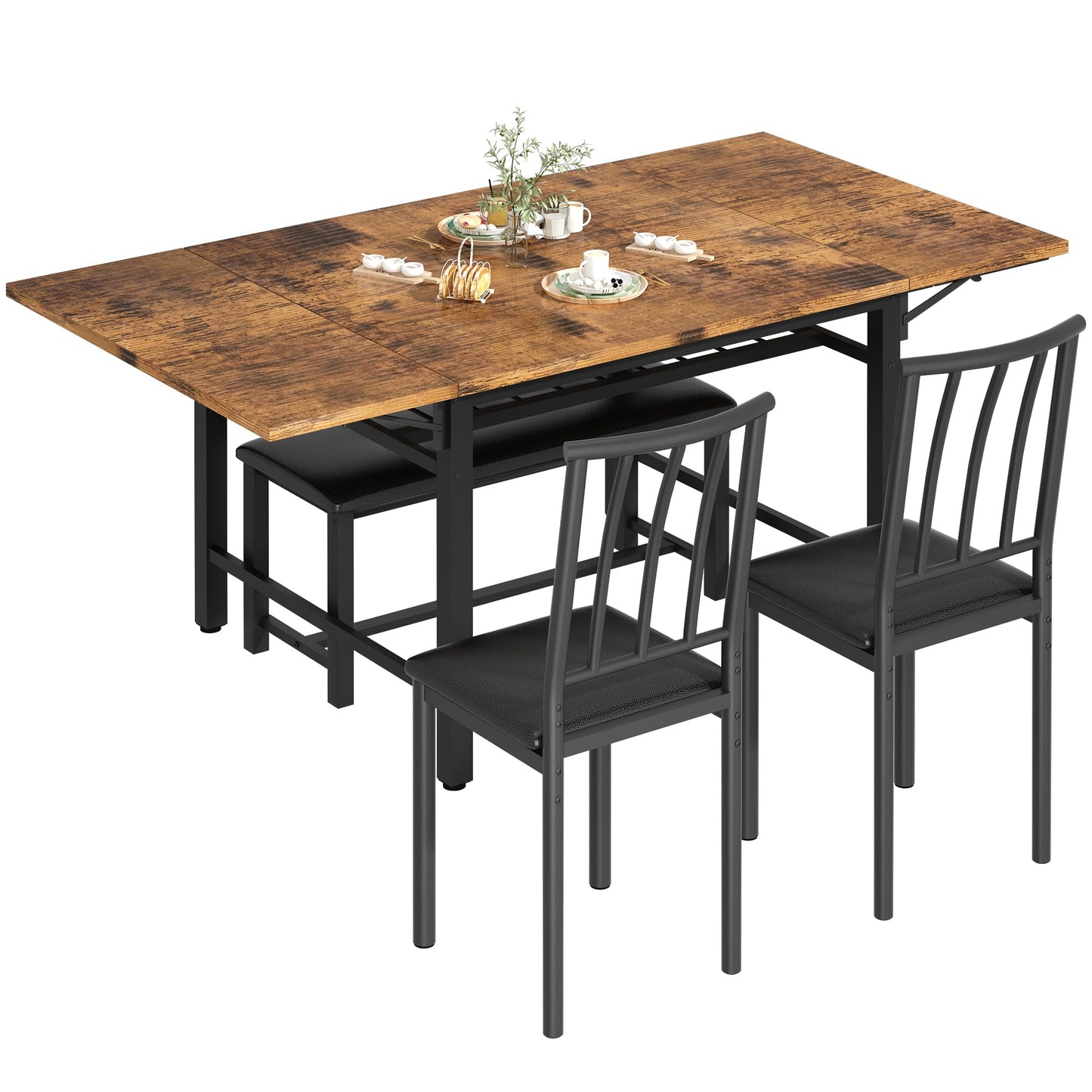 Rustic Brown Dining Table