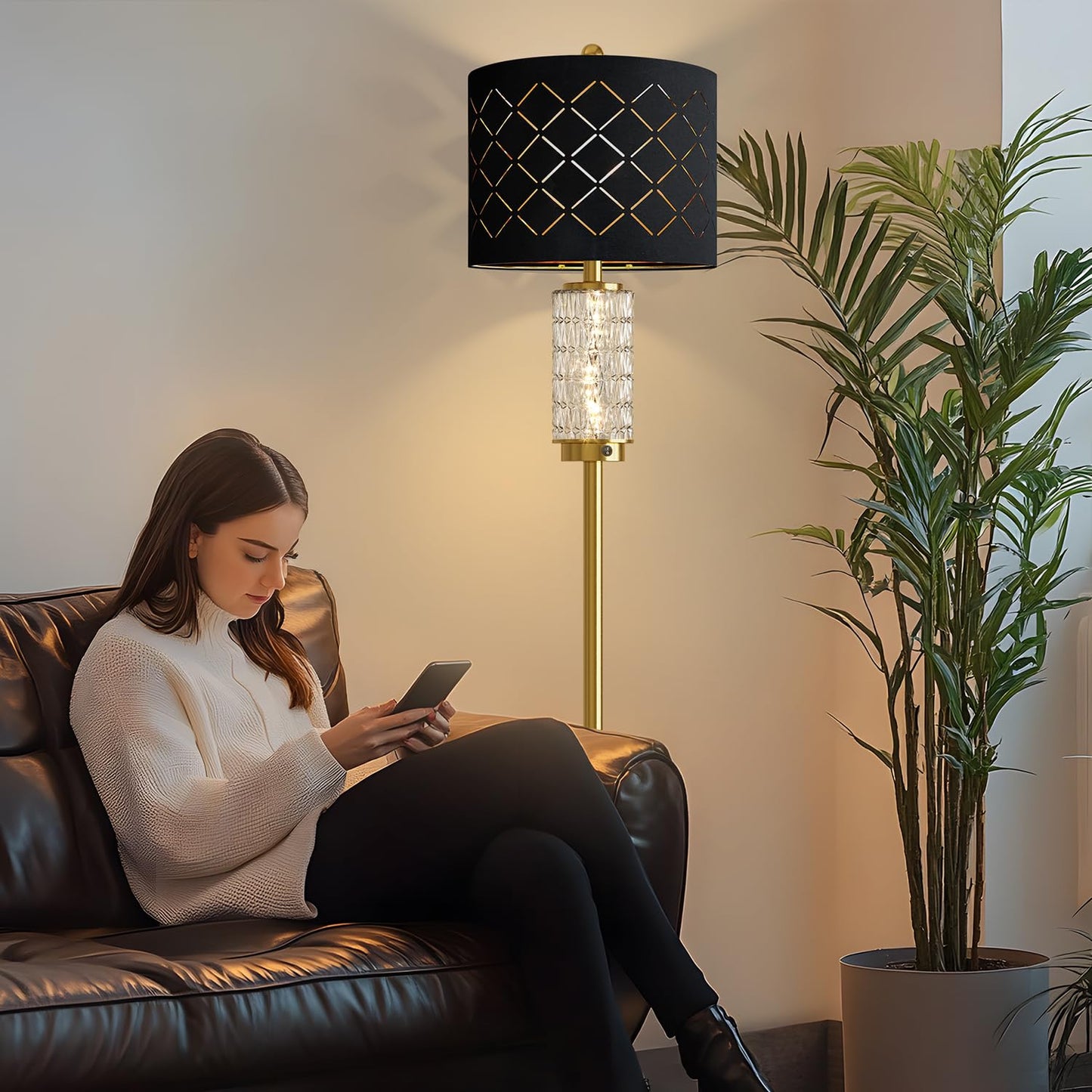 63.75" Floor Lamp for Living Room