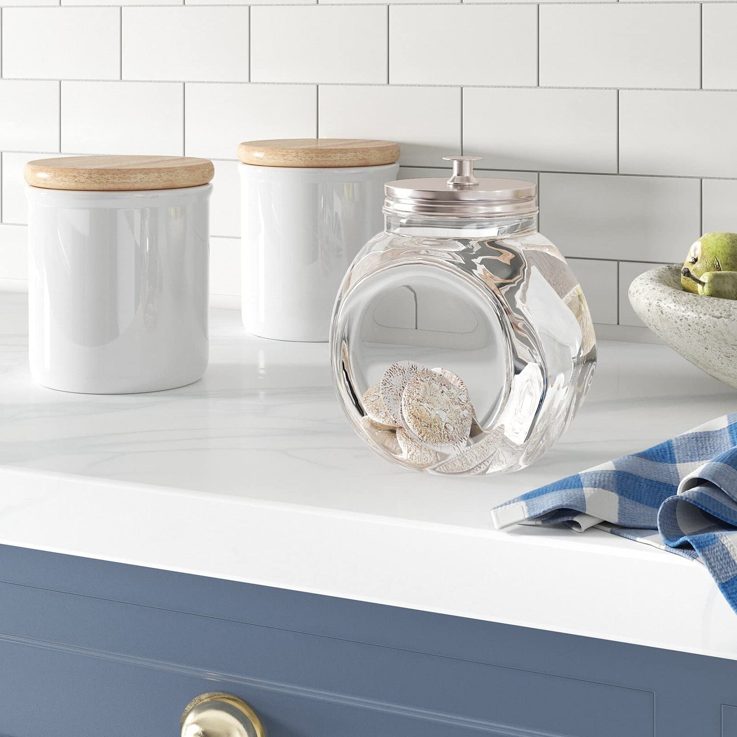 Glass Cookie Jars for Kitchen Counter