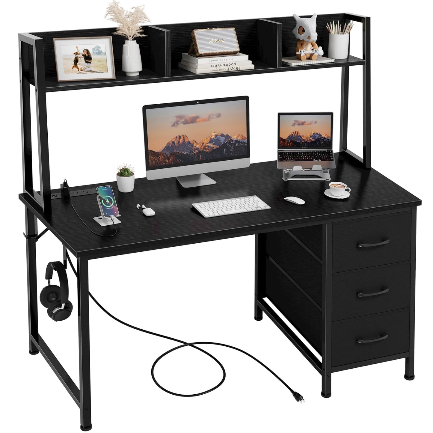 Black Computer Desk