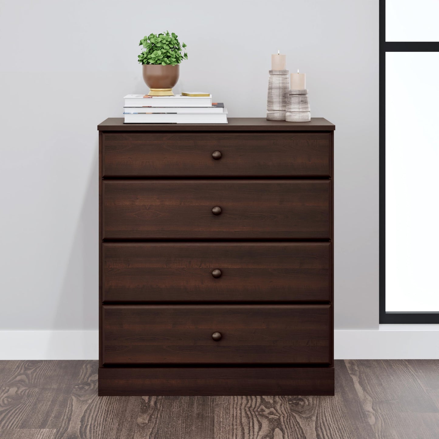 4-Drawer Dresser for Bedroom, Chest of Drawers