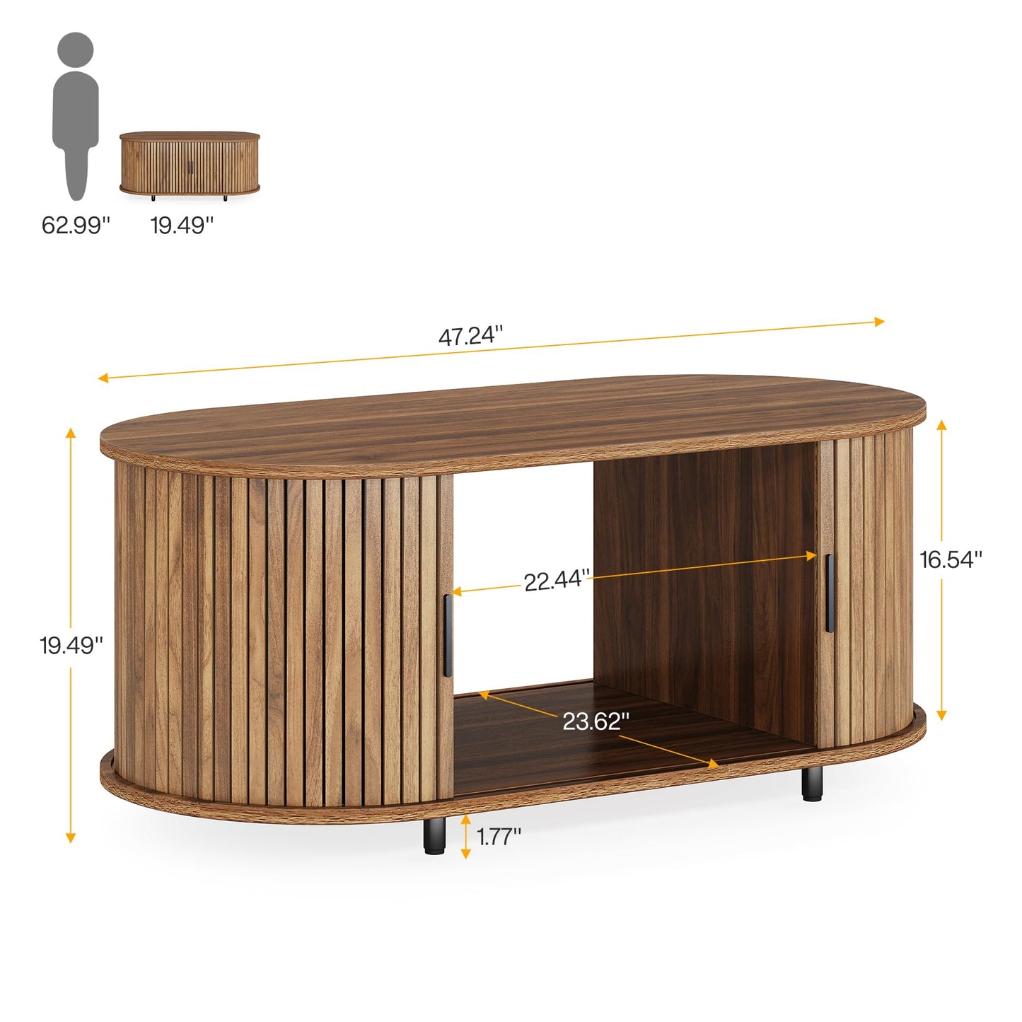 Aafko Coffee Table with Storage