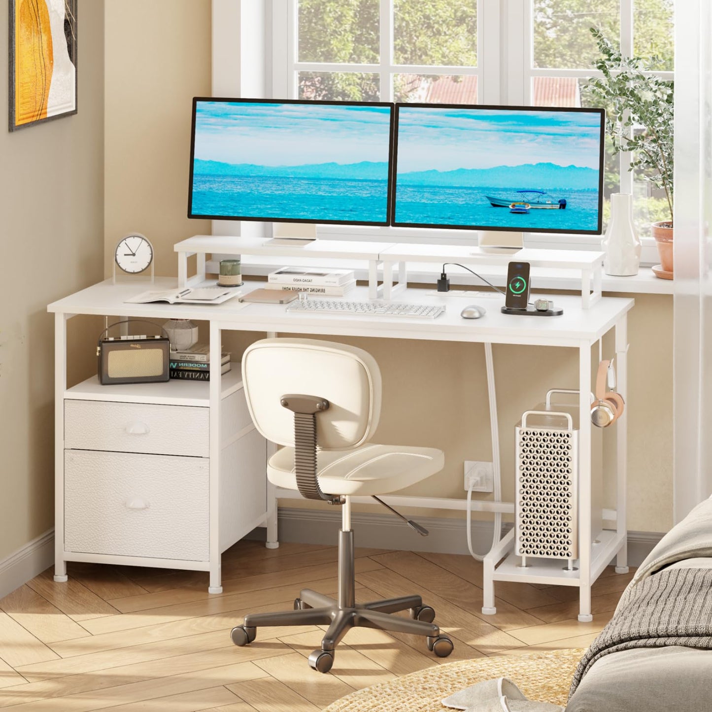 White Computer Desk