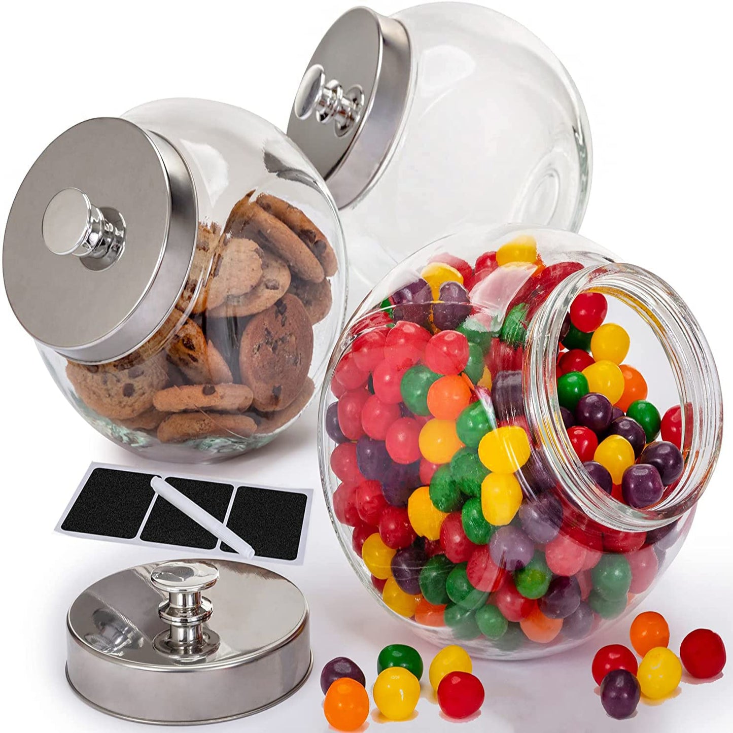 Glass Cookie Jars for Kitchen Counter